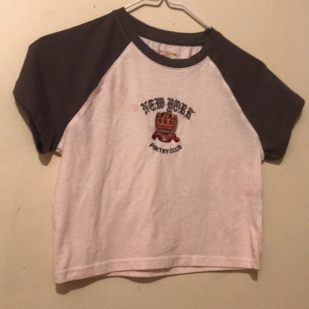 new york poetry club crop top.